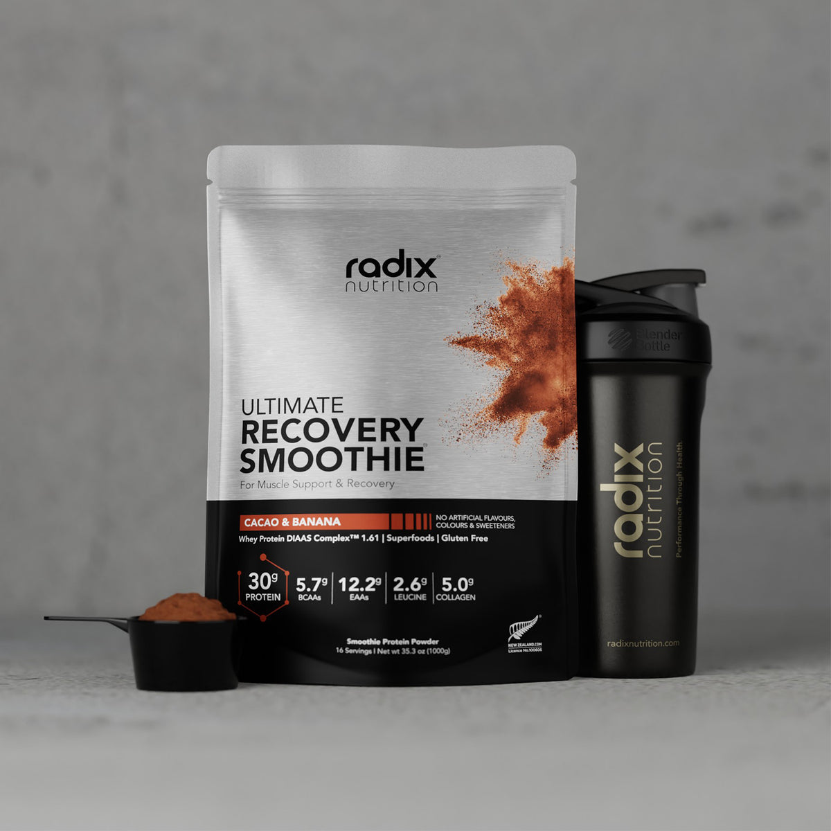 Ultimate Recovery Smoothie - Cacao &amp; Banana / 1kg Bulk Bag