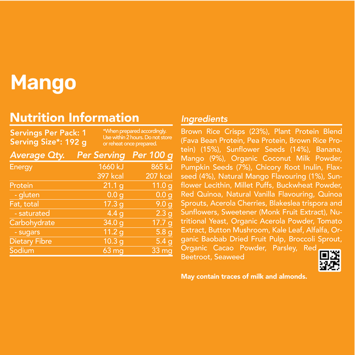 Original Breakfast - Mango / 400 kcal (8 Pack)