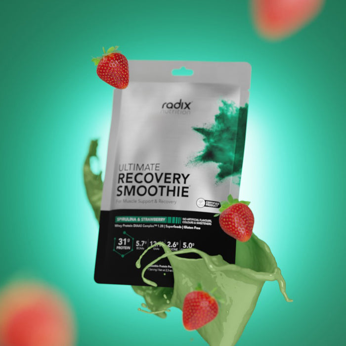 Ultimate Recovery Smoothie - Spirulina & Strawberry / Single Serve